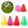 10PCS Colorful Skate Marker Cones Roller Football Skateboard Training Equipment Marking Cup Marker