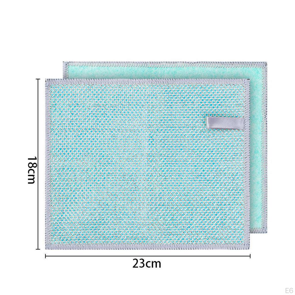 Kitchen Cleaning Dish Towels, Mesh Microfiber Cloth, Multipurpose Wire Dishwashing Rags