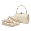 Memory Foam Zori Bag Set Formal 2 Piece Set No Pain High Cushion Zori Sandals 2 Pieces For Formal Wear Made In Japan M L Thick Sole Gold Original