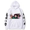 Japan Anime Demon Slayer Kamado Nezuko And Kamado Tanjirou Print Hooded Men Women Casual Hoodies Harajuku Sweatshirt Pullover