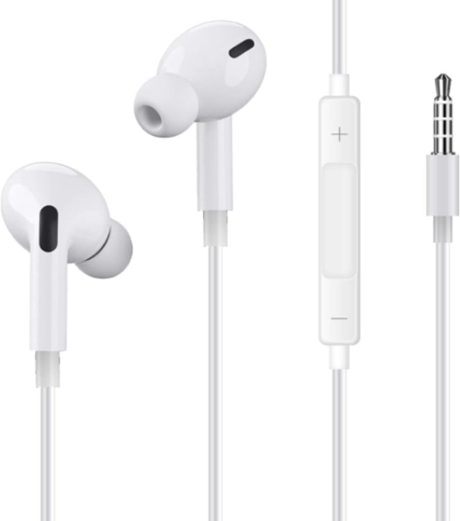 Wired Lightweight Improved Deep Earphones with High Clear Noise Stereo Volume High Sound HIFI Sound Compatible with All Interface Devices 003