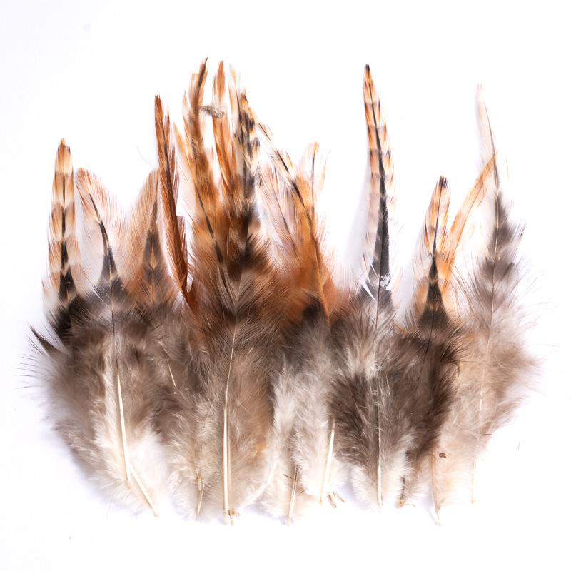 80 Natural Pheasant Feather Decorative Diy Jewelry Hair Accessories Material Cat Stick Toy Accessories