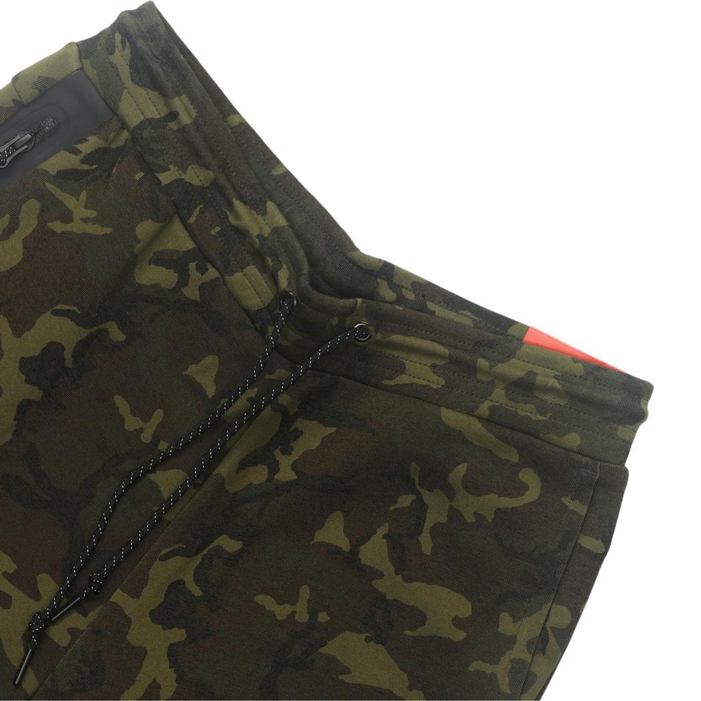 Nike Camouflage Loose Fit Cuffed Casual Pants Men Bottoms Green 682853-355