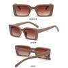 UV400 Gradient Beach/Travel Square Sunglasses Shades Leopard Sun Glasses Rectangle