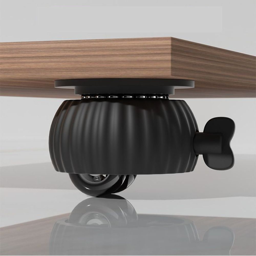 4Pcs Soft Rubber Swivel Caster Roller Furniture Caster Universal Universal  Wheel  Baby Crib