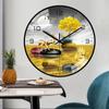 Artistic Style Digital Wall Clock No Punch-free Silent Travel Time Accurate Wall-mounted Clock for Kitchen Bedroom