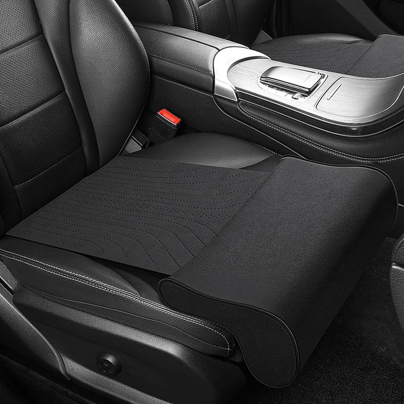 Memory Foam Car Seat Leg Rest: Wear-Resistant Suede Footrest for Pressure Relief