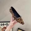 Spring Autumn Fashionable Comfortable Elegant Versatile and Wear-resistant Casual Flat-soled Leopard Print Shoes Zapatos Mujer