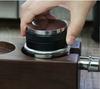 Coffee Distributor & Tamper Dual Head Coffee Leveler for Portafilter Adjustable Depth Professional Espresso Hand Tamper