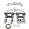 RC Axle Kit Front Rear CNC Differential Locking Portal Axles Set for Axial SCX10 I II III 90046