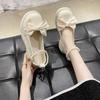 2025 Fashion Elegant Designer Mary Jane Shoes for Women Pearl Bow Thick Sole Single Shoe Female High End Formal Dress Loafers