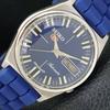 JAPAN VINTAGE SEIKO 5 AUTOMATIC 7009A MENS BLUE COLOR DIAL WATCH A702106-5 R208-a702106