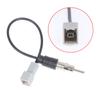 Car Antenna Adapter Female Connector Fm Radio Cd Wire Cable For Borrego Carens