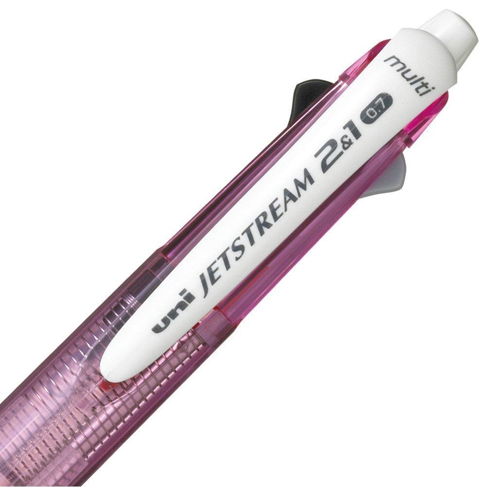 Mitsubishi Pencil Pen Jet Stream Pink Easy To Write MSXE350007P13 Multi-Function 2&1 0.7