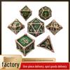 D6 Cthulhu Metal Dice Set for COC, DND, and TRPG