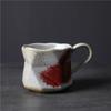 Creative Coffee Cup Coarse Pottery Water Cup Retro Supply Niche Ceramic Cup Japanese Ceramic Special-Shaped Cup