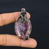 Pink Kunzite Pendant Gemstone Jewelry, 999 Copper Wire Wrapped Pendant, Handmade Jewelry Birthstone Pendant, Gift For Him