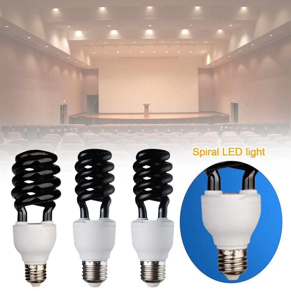 AC 220V Spiral LED Light 13-40W CFL Bulb New UV Black Light Breeding