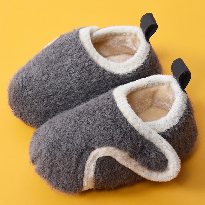 Children's Floor Socks and Shoes for Indoor Walking, Autumn and Winter Styles, Anti Slip Soles, Cooling Insulation,Warmth, with Soles, Socks and Shoes