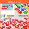 Puzzle Wooden Learning With Number Matching For Early Education Building Skill