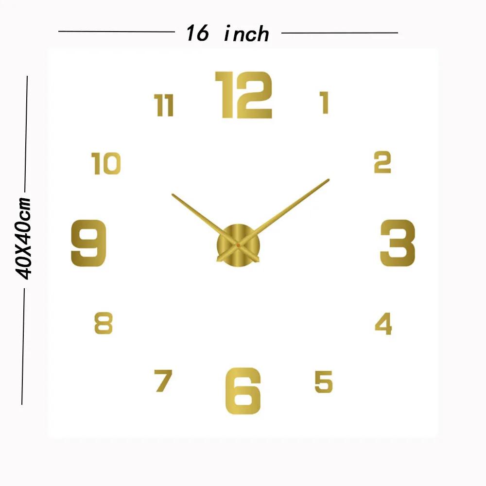 8 Inch Modern Decor Clock Non-Ticking Wall Clock Silent Round Wall Clock Quartz Clocks For Office School Bedroom Living Room