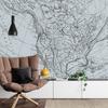 Photomural Old Map Self-Adhesive Mural 416x254