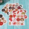Ornaments Sealing Packaging Adhesive Label Christmas Paper Sticker Number Stickers Advent Calendar