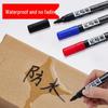 Waterproof Oil-Based Markers: Large, Thick Tip Fineliners In Black, Red, Blue for Express Logistics Printing