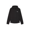 Puma Solid Color Casual Long Sleeve Sports Hoodie Jacket Men Jackets Black 524993-01