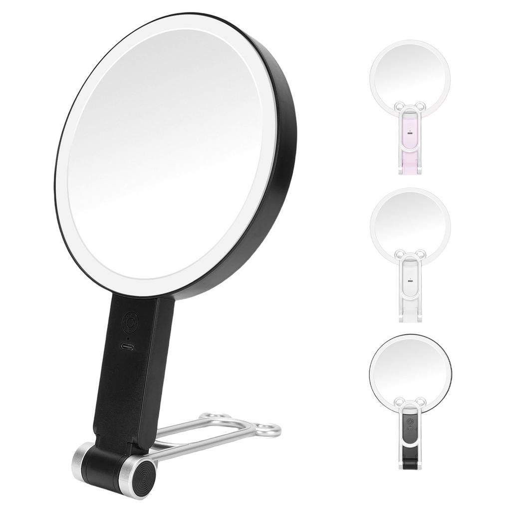Lighted Magnifying Makeup Mirror Double Sided 1X 30X LED Mirror USB Rechargeable 3 Color Temperature