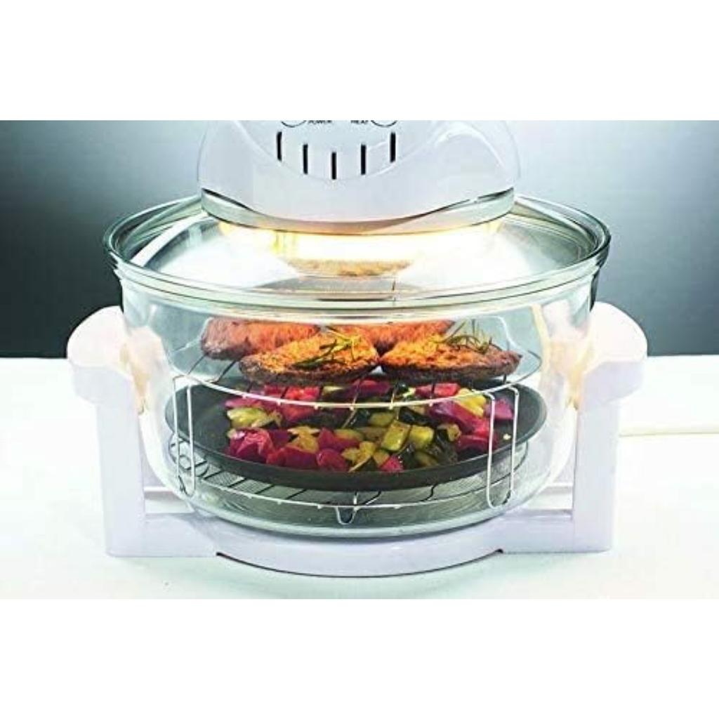 Electric Air Fryer Turbo Convection Oven Roaster Steamer,Halogen Oven Countertop Great for French Fries & Chips