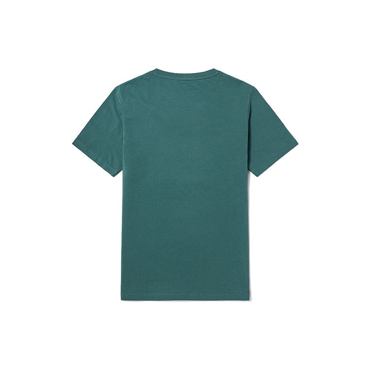 Timberland Outdoor Casual Breathable Round Neck Printed Short Sleeve T-Shirt Men Tops Blue-Green A61KD-CL6
