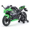 1/12 KAWASAKI Ninja 400 Toy Motorcycle Miniature Diecast Metal Model 1:12 Super Sport Sound & Light Collection Gift for Boy Kid