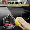 Car Plastic Polishing Paste,Quick Crystal Coating for Dashboard Interior Care Tire Shine Sofa Seat Bumpe Compute Case Protection