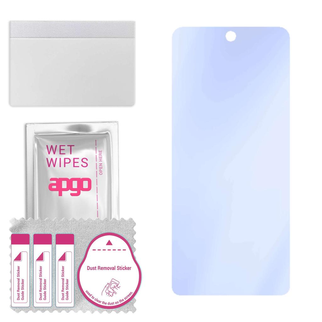apgo Гибридное защитное стекло Ultra-Clear 9H, совместимое с Motorola G200 5G, гибкое наностекло, отличная замена закаленному стеклу, устойчиво к царапинам