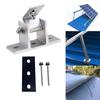 Solar Panel Mounting Bracket Module Brackets PV Mounting Adjustable Bracket Aluminum Assembly Roof Flat Photovoltaic Support