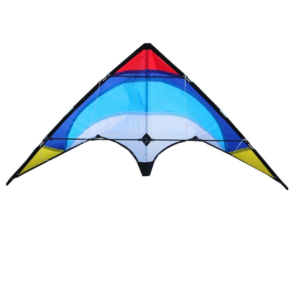 48 Inch Blue Stunt Kite Professional Dual Line Sport Kite New Arrive Large Delta Kite Friend Game