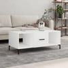VidaXL Coffee Table White 102x50x40 Cm Engineered Wood 829300