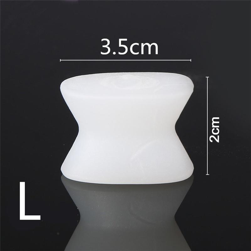 1 Pair Silicone Gel Toe Separator Spacer Straightener