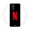 Case for Oppo A74 Netflix Logo Red Black Background