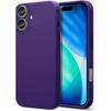 Protective Case - BOOLING - for iPhone 17 - Soft Silicone Slim Anti-Scratch Shockproof Night Purple