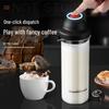 Electric Stainless Steel & Glass Milk Frother - Portable Automatic Mixer for Coffee and Milk