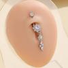 1PC Fashion Crystal Navel Piercing Flower Pendant Belly Button Rings Belly Piercing Women Body Jewelry