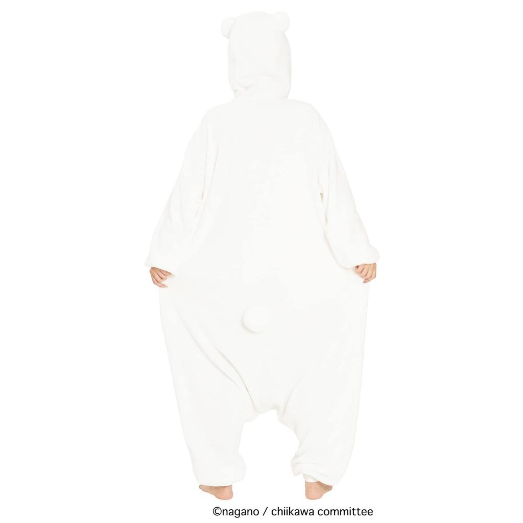 SAZAC Chiikawa Fleece One Size Fits All Kigurumi, Adult, [Chiikawa]