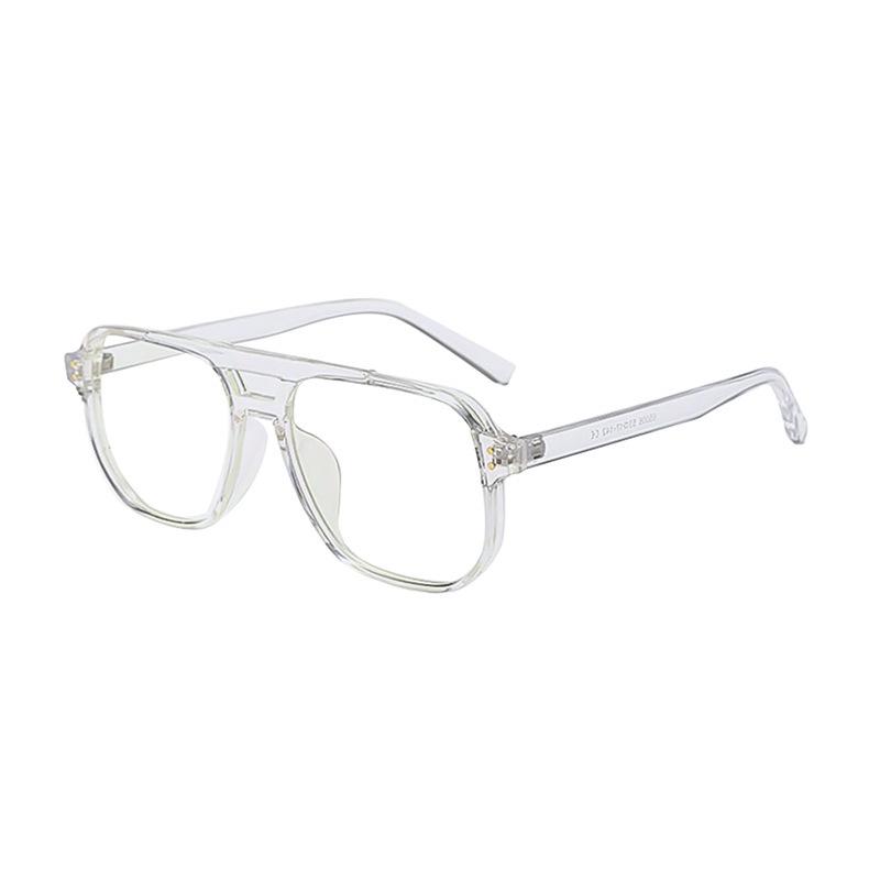 Fashion Anti-blue Light Glasses Men Women Transparent Computer Glasses Frame Retro Eyeglass Frame Flat Glasses Square Eyeglasse