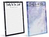 Inkdotpot Pack Of 2 Daily Planner List Undated Notepads, Memo Pad To-Do List Tear Off List Pad- Organizer- Scheduler- Organize Tasks (50 Sheets