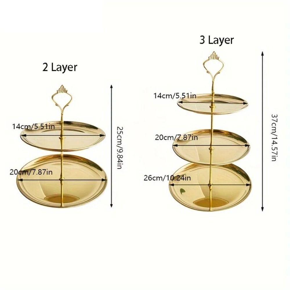 Stainless Steel Stainless Steel Fruit Stand Easy To Use Dessert Display Holder  Wedding