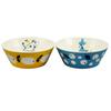 Yamaka Shoten MOOMIN Bowls and Moomin Snufkin 13cm Microwave Moomin Nordic Day Wedding Made In Plates, Pair, & Design, Approx. Diameter, Safe,