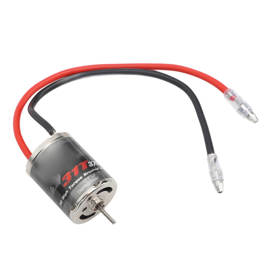 370 Brushed Motor 31T Low Noise Stainless Steel Large Torsion Universal Fit for Axial SCX24