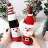 Christmas Decorations for Home Santa Claus Wine Bottle Cover Snowman Stocking Gift Holders Xmas Decor New Year